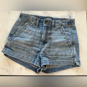 aerie denim shorts